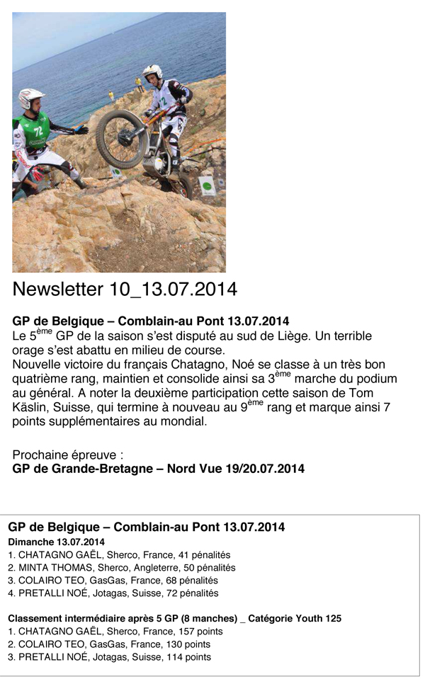 Noé - Newsletter 10/2014